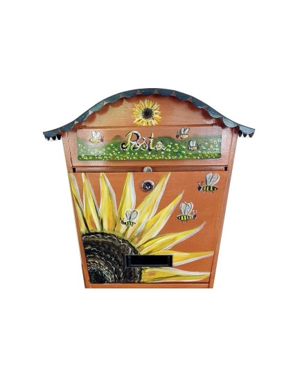 Painted Mailbox - animals 022