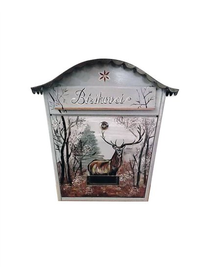 Maľovaná poštová schránka - Jeleň