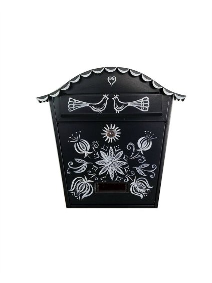 Čierno - biela poštová schránka