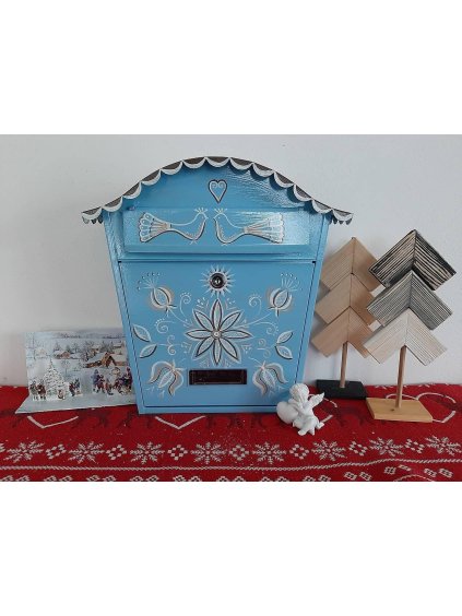 Painted Mailbox - ornament 019