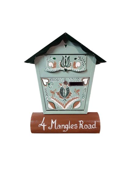 Bemalter Briefkasten - ornament 048