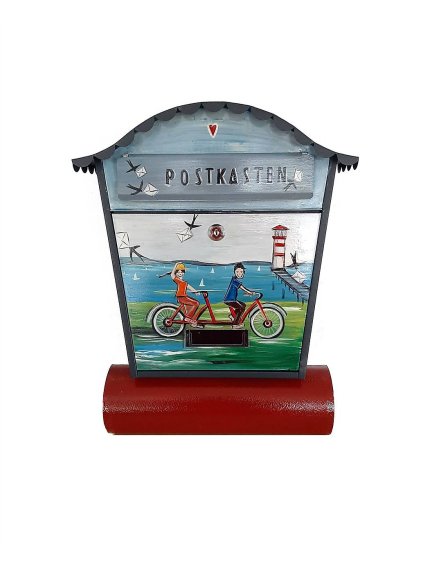 Maľovaná schránka - Tandem - maják