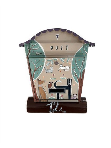 Painted Mailbox - animals 014