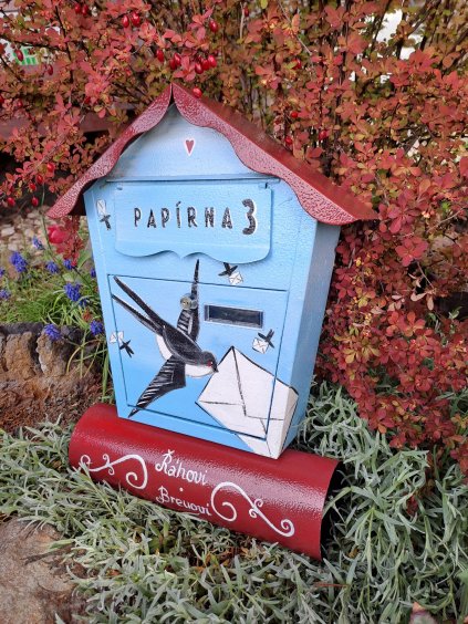 Painted Mailbox - animals 034