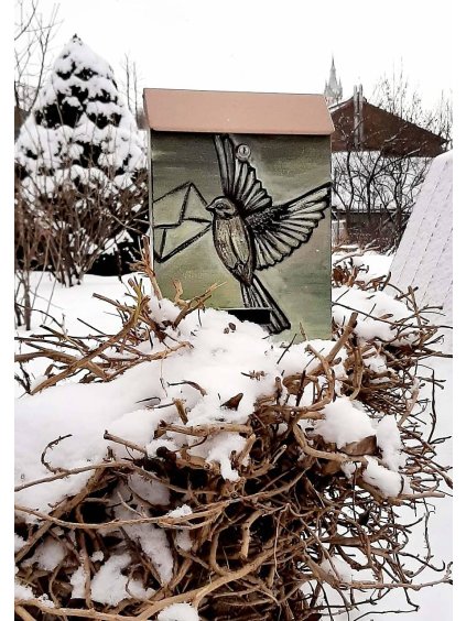 Painted Mailbox - animals 012