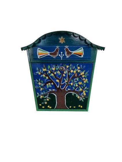 Bemalter Briefkasten - Wald und Bäume 008