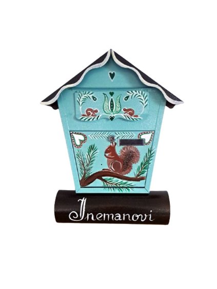 Painted Mailbox - animals 019