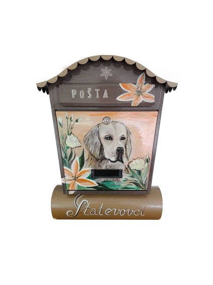 Painted Mailbox - animals 017