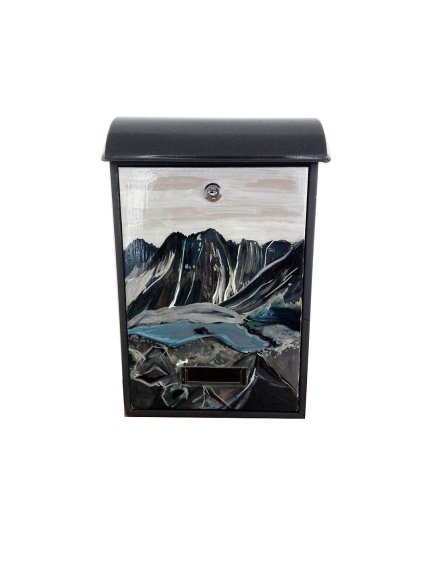 Painted Mailbox - forest and trees 005