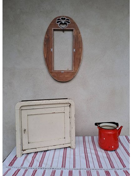 Wooden mirror