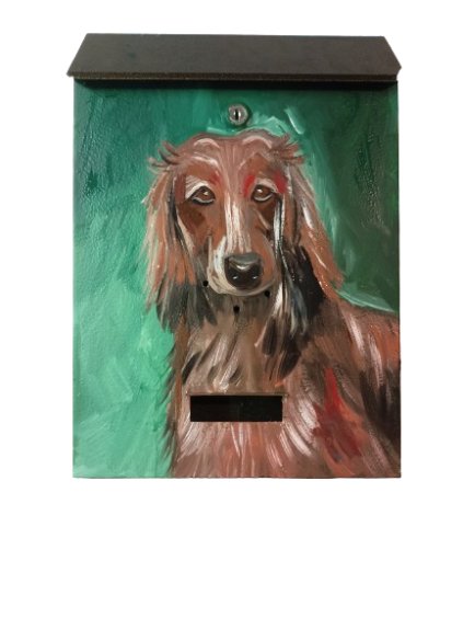 Maľovaná schránka - môj psík