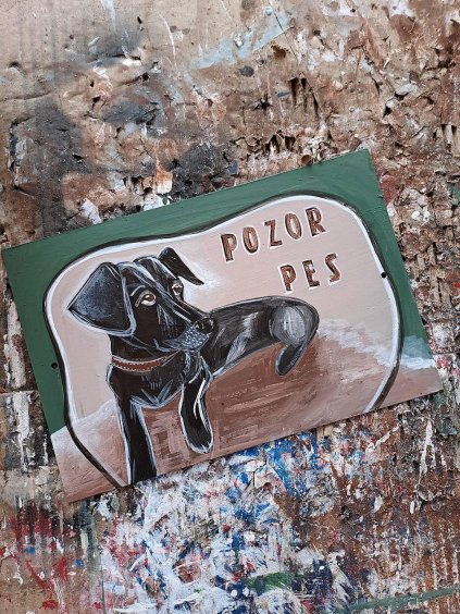 Tabuľka Pozor pes