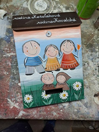 Maľovaná schránka - My