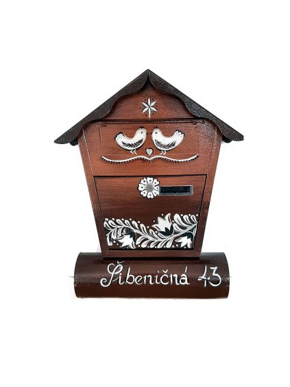 Painted Mailbox - ornament 045