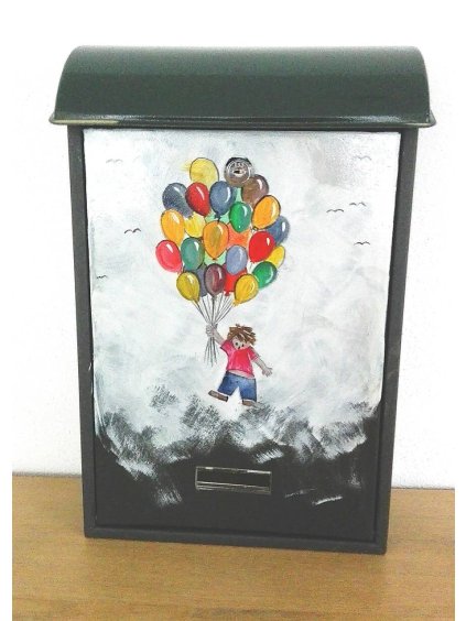 Poštová schránka maľovaná - Balóniková 007
