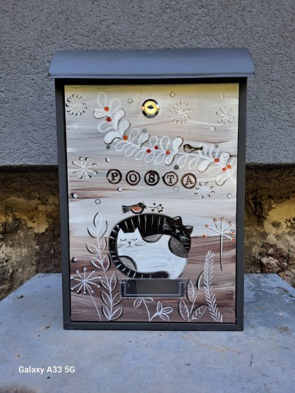 Painted Mailbox - animals 040