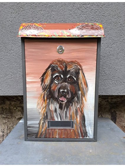 Maľovaná poštová schránka - zvieratká 042