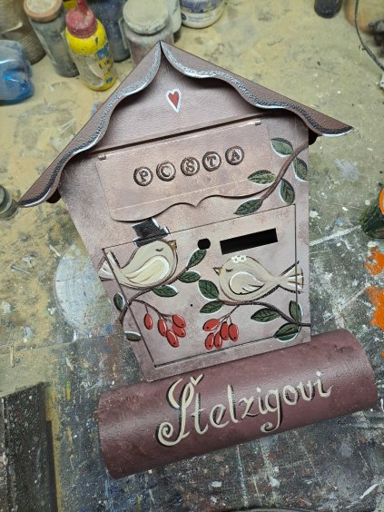 Painted Mailbox - animals 044