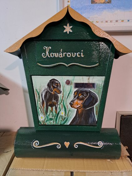 Painted Mailbox - animals 047