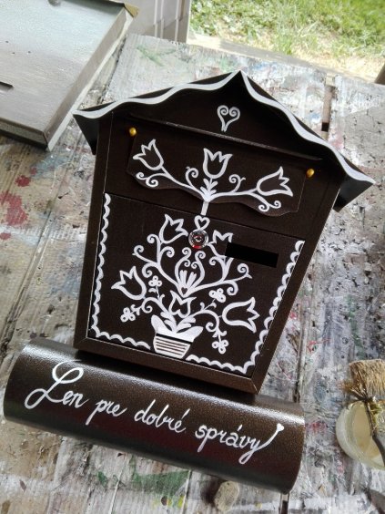 Painted Mailbox - ornament 043