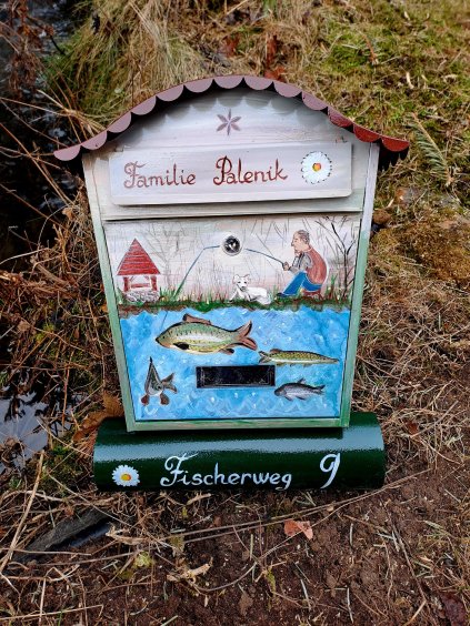 Bemalter Briefkasten individuelle