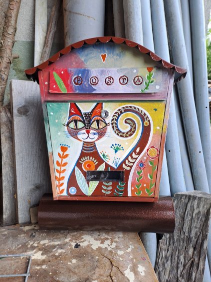Painted Mailbox - animals 050