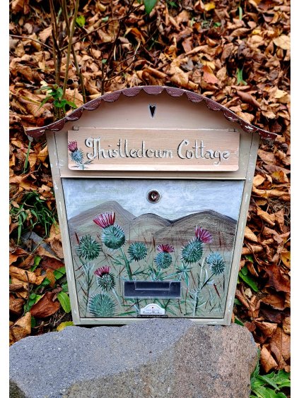 Painted Mailbox - meadow flowers 016