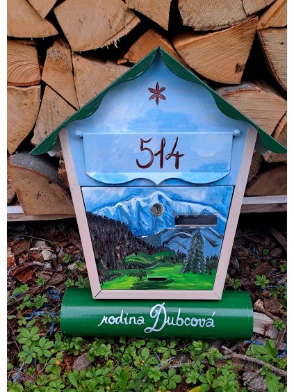 Maľovaná schránka - Tatry 015