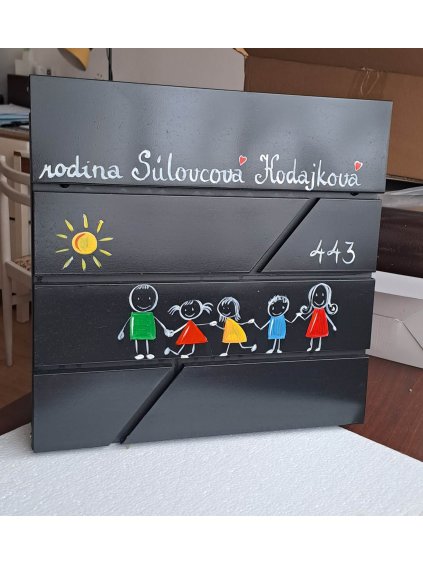 Bemalter Briefkasten - Familien und Kinder 010