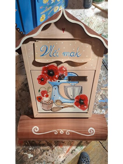 Bemalter Briefkasten Süßwarenladen -001