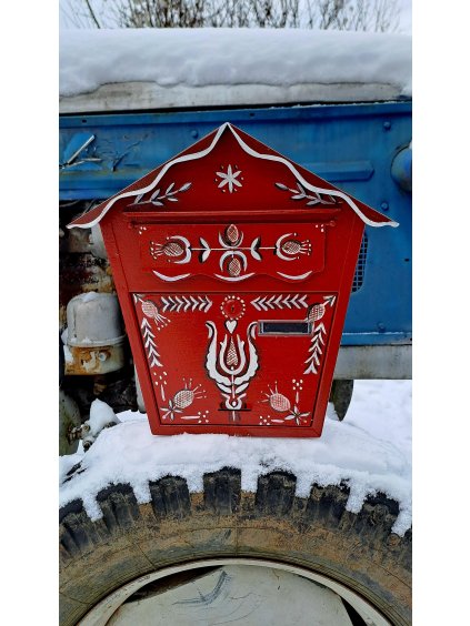 Painted Mailbox - ornament 053