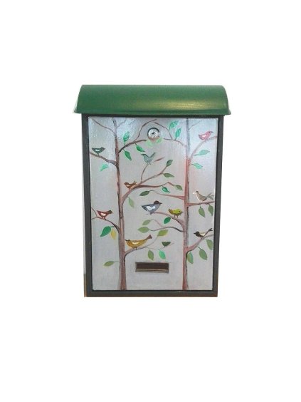 Painted Mailbox - animals 026