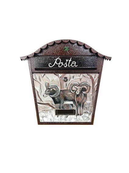 Painted Mailbox - animals 037