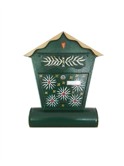 Maľovaná poštová schránka - Lúčne kvety 025