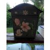 Painted Mailbox - garden flowers 006