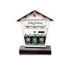 Bemalter Briefkasten - Gartenblumen 012