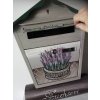 Bemalter Briefkasten - lavendel 004