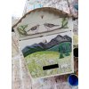 Painted Mailbox - meadow flowers 034