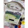 Painted Mailbox - meadow flowers 034