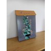 Painted Mailbox - garden flowers 010