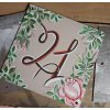 House number custom painting