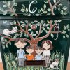 Painted Mailbox - family and children 006