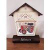 Maľovaná poštová schránka - traktor