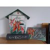 Painted Mailbox - garden flowers 005