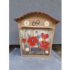 Bemalter Briefkasten - Wiesenblumen 002