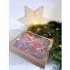 Christmas decorations for the tree, hand painted (pack of 5)