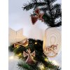 Weihnachtsschmuck für den Baum, handbemalt (5er-Pack)
