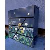 Painted mailbox - Meadow flowers 048