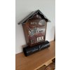 Bemalter Briefkasten - Haus, Hütte 005