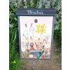 Bemalter Briefkasten – Wiesenblumen 044